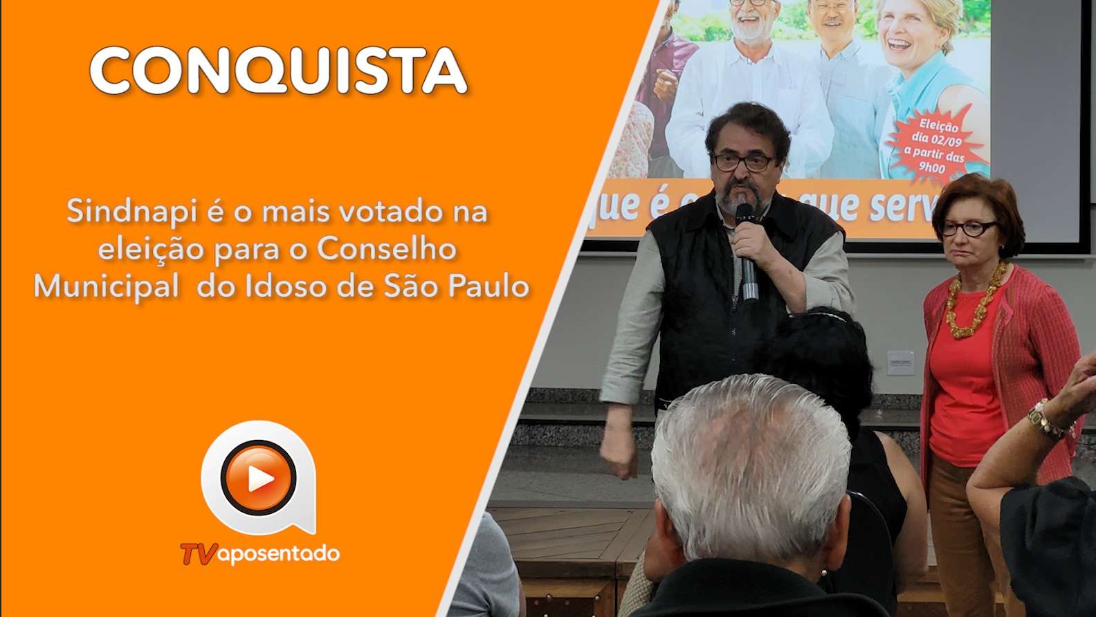 Sindnapi é o mais votado na eleição para o Conselho Municipal do Idoso de São Paulo