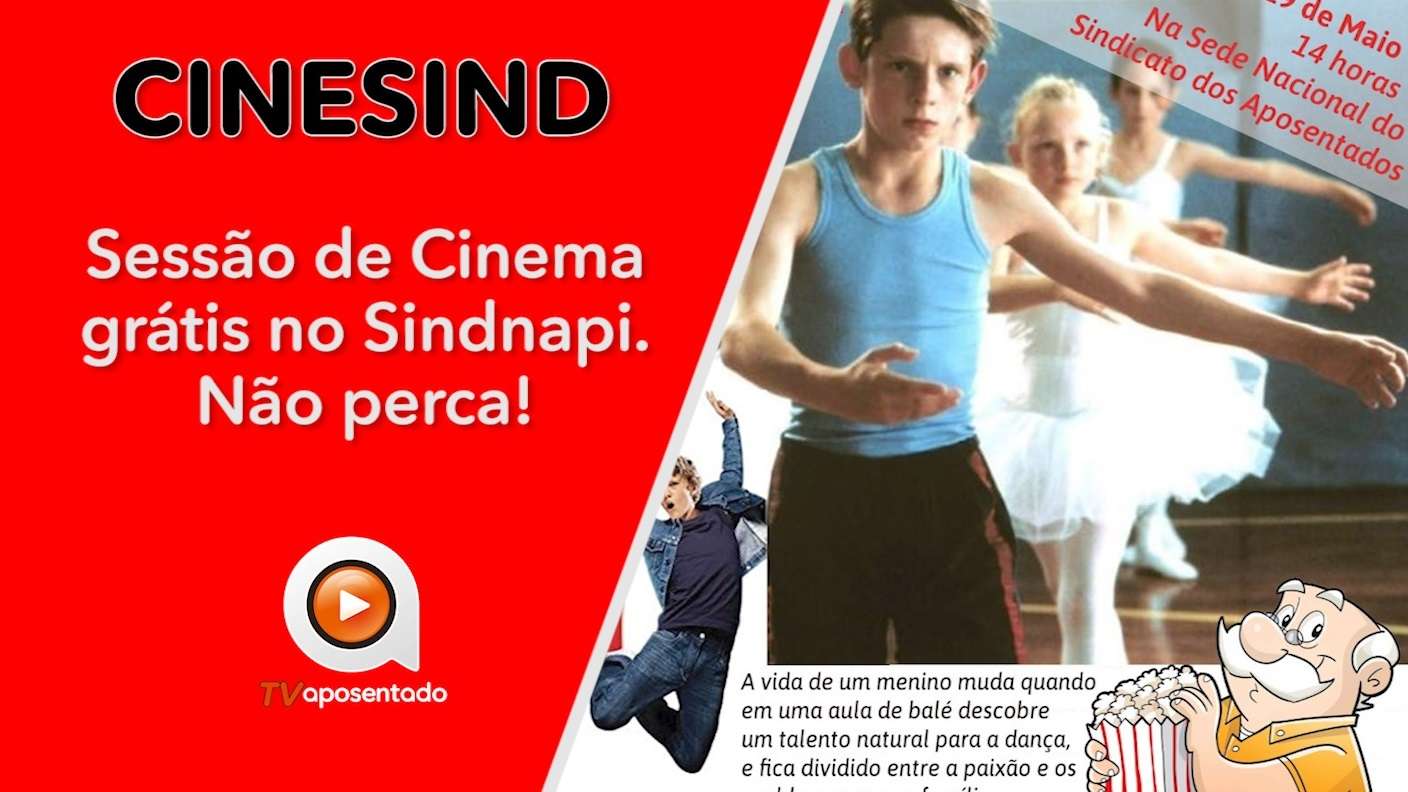 CINEMA GRÁTIS NO SINDICATO | CineSind exibirá filme Billy Elliot em 19 de maio